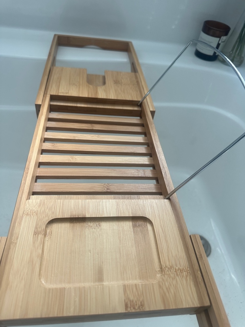 Bamboo Bathtub Tray Caddy